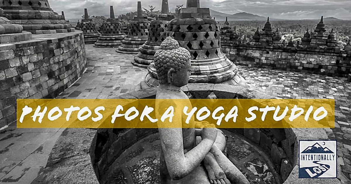 Photography prints to hang in a yoga studio with Intentionally Lost and Kevin Wenning #intentionallylost