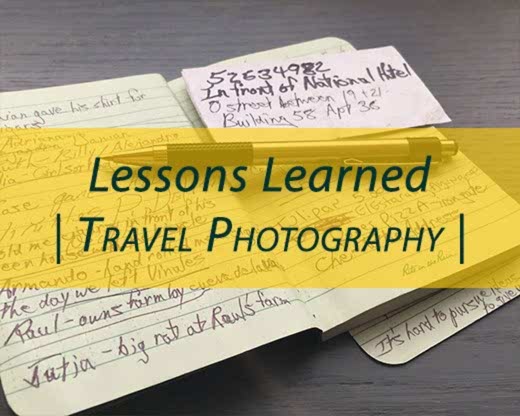 Developing the travel experience through photography coverage #intentionallylost