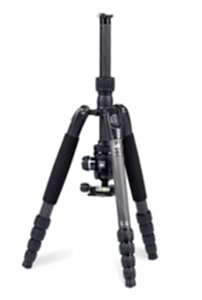 Tripod with inverted center column