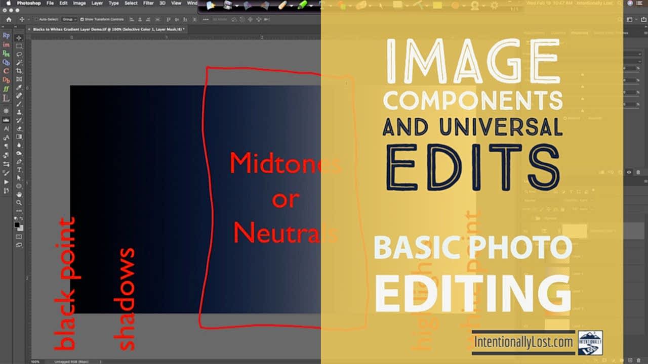 Basic Photo Editing Video Tutorial - components of an image video #intentionallylost Intentionally Lost