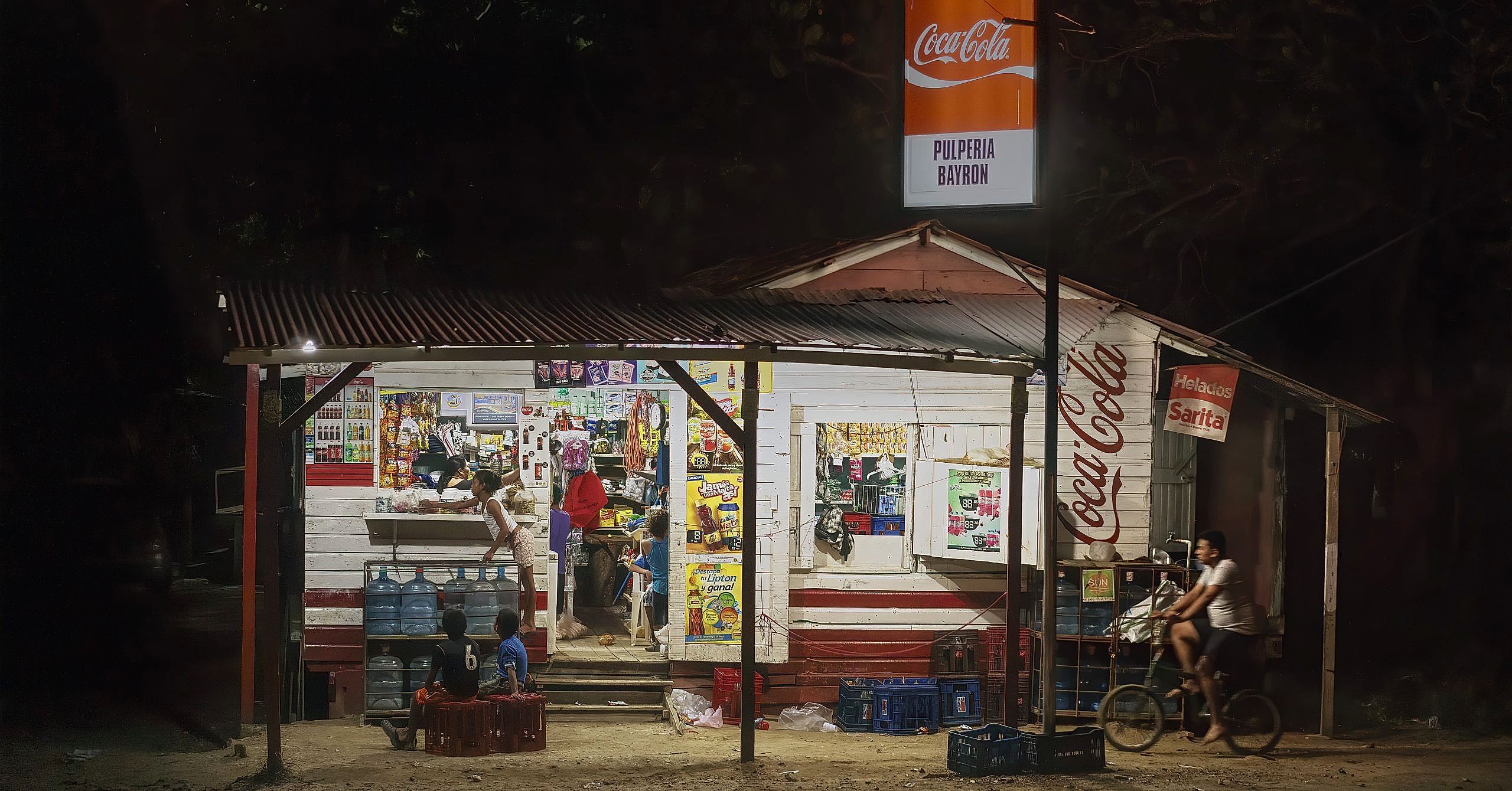 Late night snack run to the Coke stand in Roatan Honduras #intentionallylost